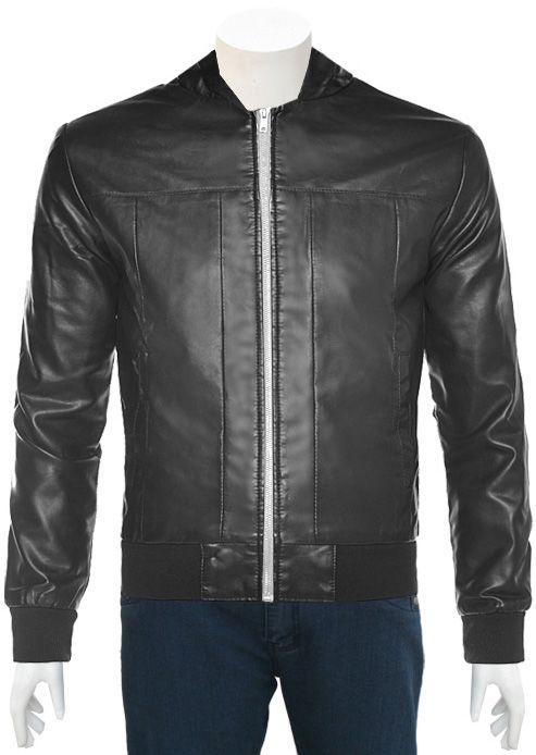 Men S Cow Hide Brown Zip Up Hood Leather Jacket Find Many Great New Used Options And Get The Best Deals For Rag Bone Mens Zip Front Leather Jacket Black Medium Regular At S